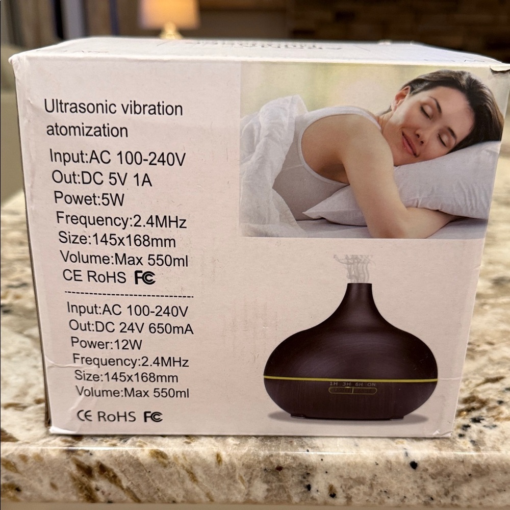 Multi Color Ultrasonic Vibration Atomization Aroma Diffuser - Picture 3 of 6